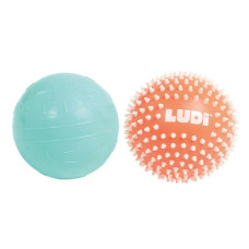 LUDI sensory balls 2pcs. ø13cm 6m+ L30089