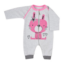 KOALA PASECZKI romper with long sleeves size 62 06-404 pink