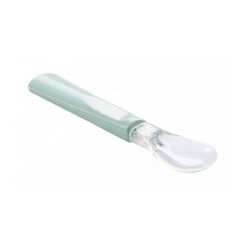 THERMOBABY silicone spoon 2 pcs., 2,164,273 CELADON GREEN