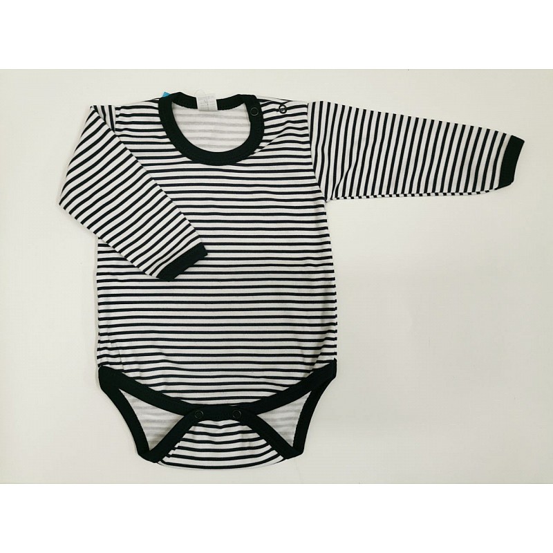 ZUZIA body 80 size,JEŽ 1715/80 white/dark blue stripes