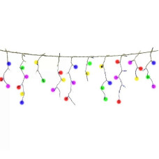 MPORT 100 LED Christmas garland "Icicles", 3,2m, multicolored, 2022Y