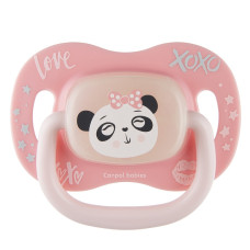 CANPOL BABIES silicone symmetrical pacifier 0-6M, EXOTIC (panda), 34/920_pand