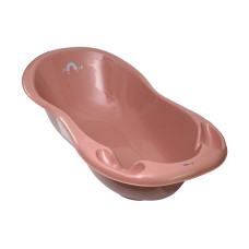 TEGA BABY METEO baby bath with drain, 102 cm, old rose, ME-005