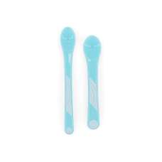 Twistshake 2x Feeding Spoon Set 6+m Pastel Blue