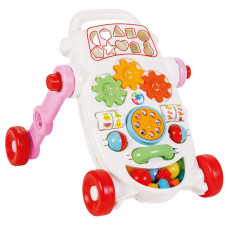 PILSAN Musical walker with activity centre 07539 pink