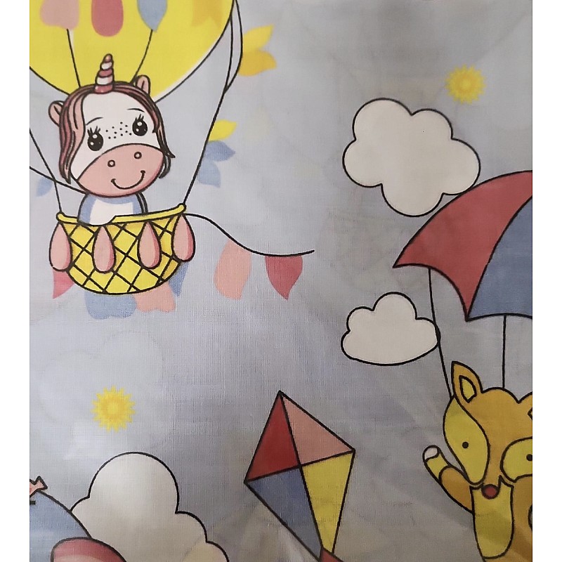 URGA Duvet cover 75x100cm AIR BALLOON light blue SALE