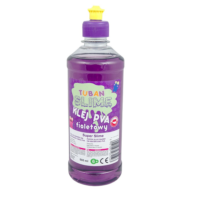 TUBAN PVA Glue for making colorful slime 500ml, purple TU3150