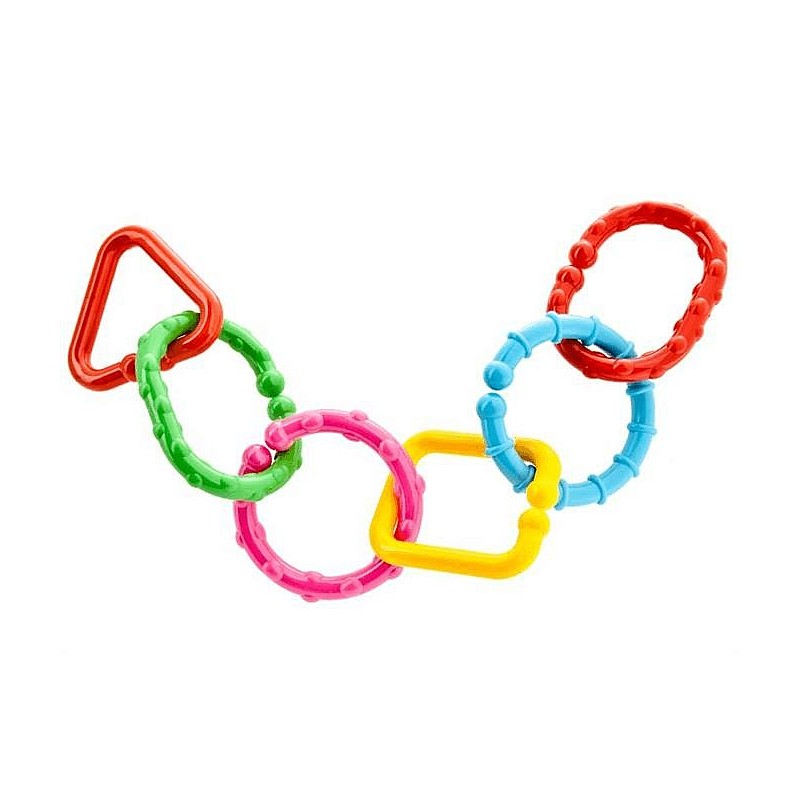 TULLO Rattle Rings 6 pcs., 089a