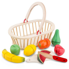 NEW CLASSIC TOYS play set - Fruit basket 24m + 10588