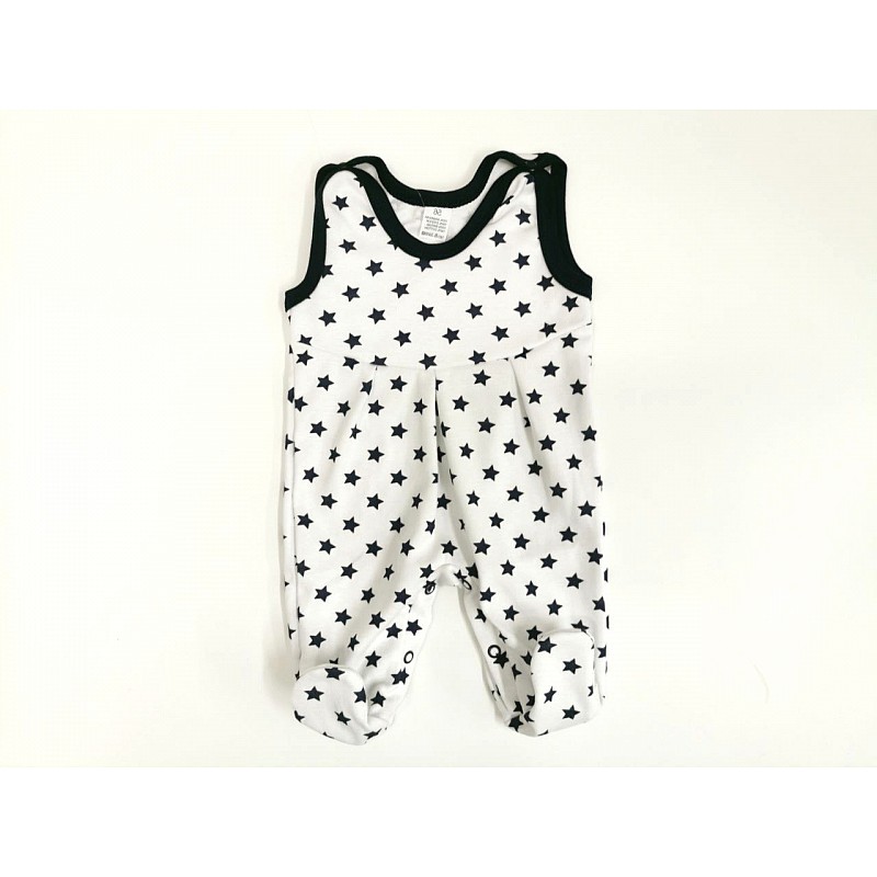 ZUZIA Romper 56.size, JEŽ 171/56 white/dark blue stars