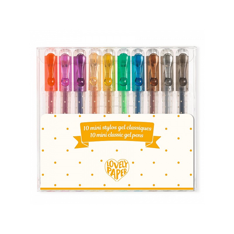 DJECO 10 mini gel pens - Classic DD03785