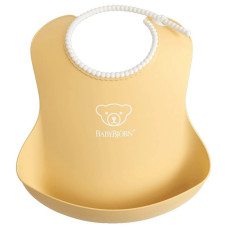 BABYBJORN BIB soft bib 4m+, POWDER YELLOW 046366