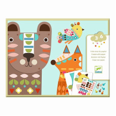 DJECO Create with papers - 3 giant animals DJ09895