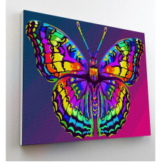 SPLAT PLANET Painting set by numbers 30x40cm BUTTERFLY, SP46383