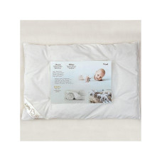 LORITA thin white pillow with wool filler 40x60cm, 1697