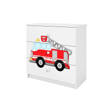 Chest of drawers babydreams white fire brigade