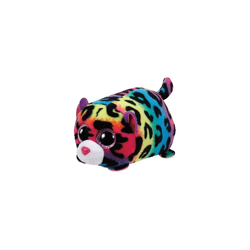 TY Teeny Tys Toy MULTICOLOR LEOPARD JELLY 9cm, TY42163