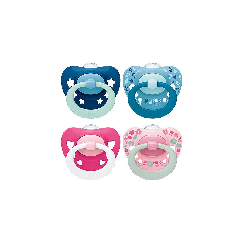 NUK Silicone soother Signature 6-18м. 1pcs. SI SU19 10736657 PROMOTION