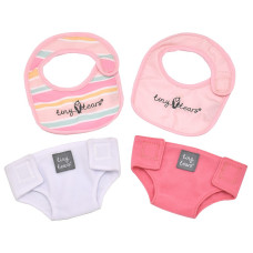 TINY TEARS doll accessories set, bibs and diapers, 11123