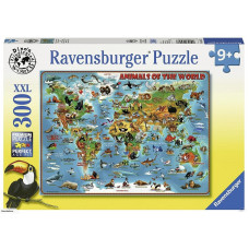 RAVENSBURGER puzzle World Animals, 300 pcs., 13257