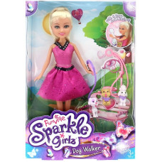 SPARKLE GIRLZ doll with dog, 10065