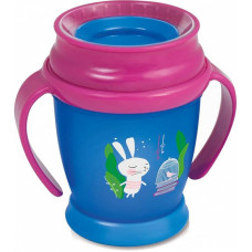 LOVI FOLLOW THE RABBIT 210ml drinking spout 360 ° 9m + 1/524 blue / pink