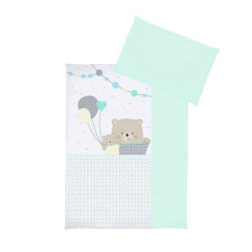 KLUPS Bed linen 2 piece Bears with balloons 135X100sm, K097