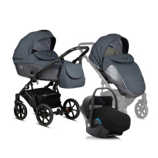 TUTIS VIVA LIFE 3 Luxury universal stroller 2in1, 060 OBSIDIAN