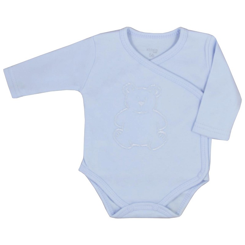 KOALA BABY MIŠ body with long sleeves 56, 09-387 blue