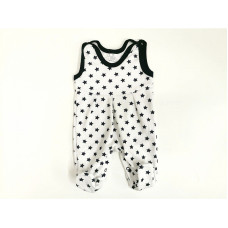 ZUZIA jumpsuit size 80, JEŽ 818/80 White/Dark blue stars