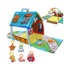 MPORT Paly mat - house for babies,142x142x45 cm K15