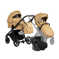 TUTIS MIO Leather universal carriage 3in1, 038 Camel