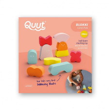 QUUT Blokki - Balancing Shapes - Coral Pink 172772