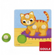 GOULA Cat Puzzle 4gab. 12m+ 53053