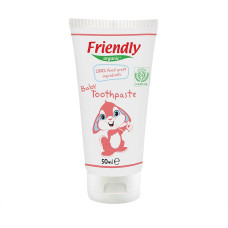 FRIENDLY ORGANIC Baby Toothpaste - 100% Foodgrade - (Raspberry) FR1727