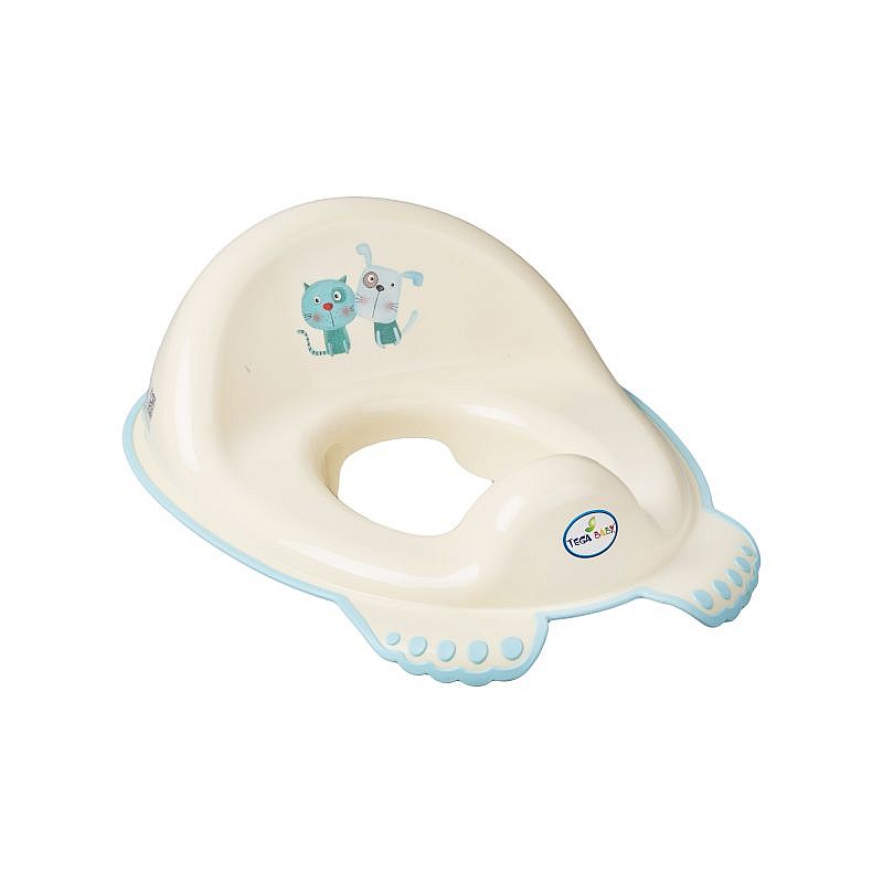 TEGA BABY DOG and CAT Toilet seat, ecru