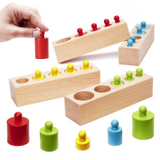 MPORT Wooden puzzle - cylinders MXA125