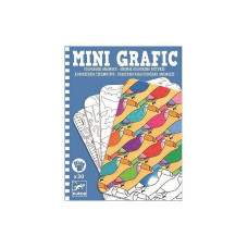 DJECO Mini Grafic Mini Coloring - Animals, DJ05382