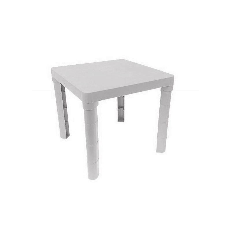 TEGA BABY plastic table 46x46sm, KD-007-106 Gray