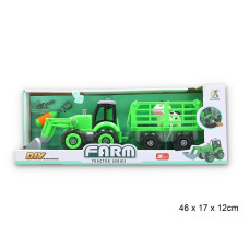 GAZELO Farm Traktors ar piekabi 0488-856