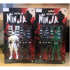 ERJUTOYS Ninja figurine - 2pcs. JU9961, 3+