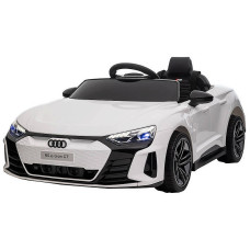 TO-MA AUDI Electric Car 12V/4.5Ah, QLS 6888 white (EVA wheels)