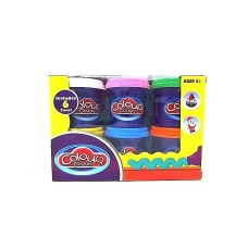 TASSO COLOUR DOUGH Plasticine Kit 6 colors, 9207