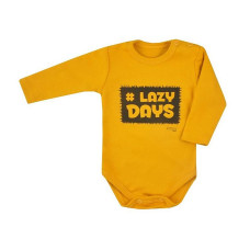 KOALA LAZY DAYS bodykit with long sleeves 68 size 07-395 greenish yellow (mustard)