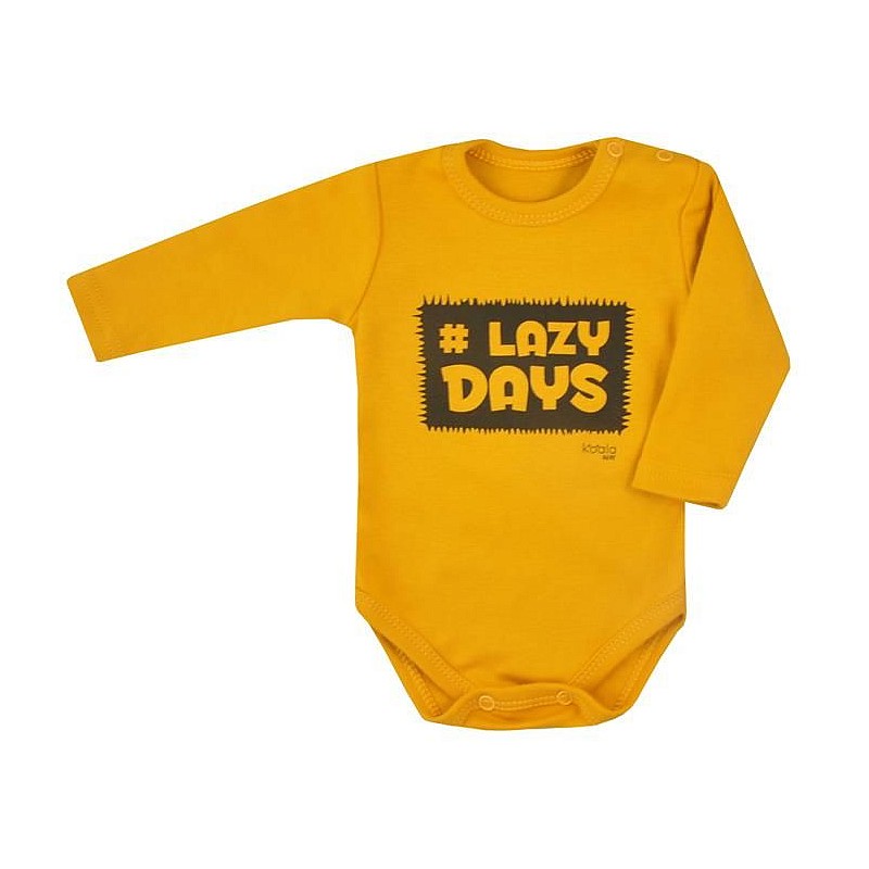 KOALA LAZY DAYS bodykit with long sleeves 68 size 07-395 greenish yellow (mustard)