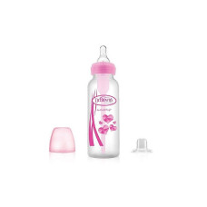 DR.BROWNS Narrow-Neck Options bottle-feeding cup with a narrow neck and spout 6m + 250ml. 1 PC. pink SB8191-P3