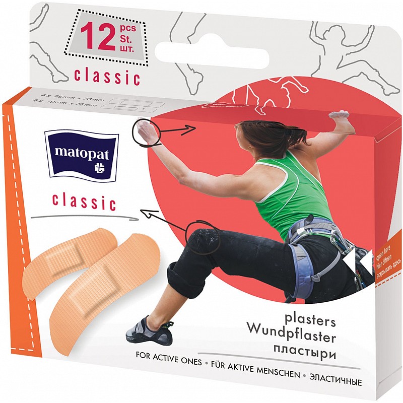 MATOPAT plasters Classic 12pcs