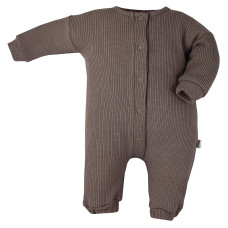 KOALA PURE Romper with long sleeves size 56, 10-828 brown