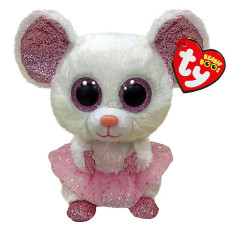 TY Beanie Boos soft toy NINA white ballerina mouse TY36365