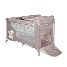 LORELLI MOONLIGHT 2 LAYERS baby cot for rest and play 120x60cm STRING HUG